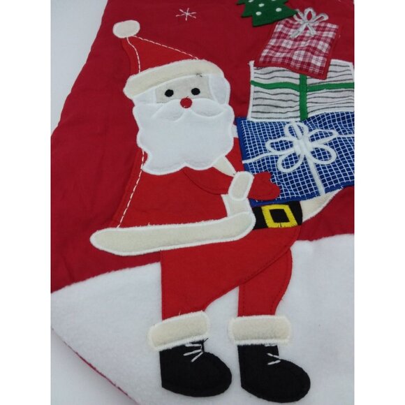 Pottery Barn Kids Daddy Uyen Jumbo Stocking Santa Gifts Holiday Quilted 31.5 in - Picture 3 of 10